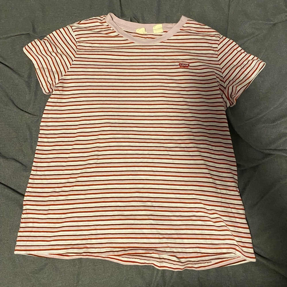 Striped Levi’s logo shirt